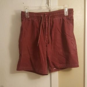 Hollister burgundy swimming shorts